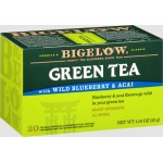 BIGELOW GREEN TEA WITH WILD BLUEBERRY ACAI 20CT
